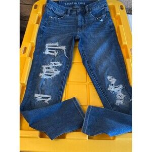 American eagle skinny jegging hi rise crop jeans